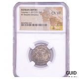 Roman Valerian I, AD 253-260 BI Double-Denarius N