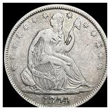 1844-O Silver Seated Liberty Half Dollar LIGHTLY