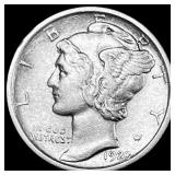 1920-D Mercury Dime CLOSELY UNCIRCULATED