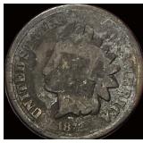 1872 Indian Head Cent NICELY CIRCULATED