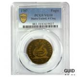 1787 Fugio Cent PCGS VG10 4 Cinq