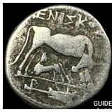 Illyria 260-167/98 BC Silver Drachm NEARLY UNCIRC