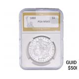 1888 Morgan Silver Dollar PGA MS65