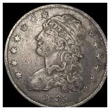 1835 Capped Bust Silver Quarter LIGHTLY  CIRCULAT