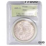 1885-O Morgan Silver Dollar PCGS MS64
