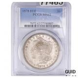 1878 8TF Morgan Silver Dollar PCGS MS62