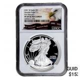 2021-W Silver Eagle NGC PF69 UC Heraldic Eagle T-1