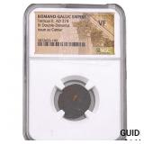 Roman Tetricus II 274 AD BI Dbl-Denarius VF