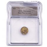 Mahi Pala Dynasty Copper Jital ICG Genuine