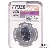 2012 S$5 Canada Maple Leaf NGC MS66