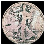 1938-D Walking Liberty Half Dollar LIGHTLY CIRCULA