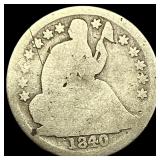 1840 Seated Liberty Dime NICELY CIRCULATED