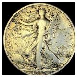 1919-S Silver Walking Liberty Half Dollar  LIGHTL