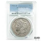 1921-D Morgan Silver Dollar PCGS AU55