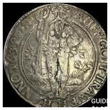 1639 HS Brunswick Silver Taler NEARLY UNCIRCULATED