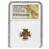 Eastern Roman Arcadius, AD 383-408 AE4 Nummus NGC