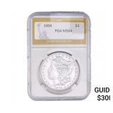 1904 Morgan Silver Dollar PGA MS64