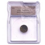 Mahi Pala Dynasty Copper Jital ICG Genuine