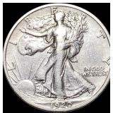1920-D Walking Liberty Half Dollar NEARLY  UNCIRC