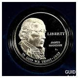 1993-S James Madison Silver Dollar