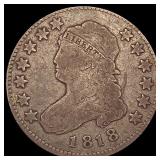 1818 Capped Bust Quarter NICELY CIRCULATED