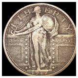 1917-S Standing Liberty Quarter LIGHTLY CIRCULATED