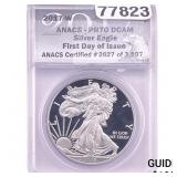 2017 Silver Eagle ANACS PR70 DCAM