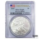 2010 Silver Eagle PCGS MS69