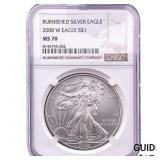 2008 Silver Eagle NGC MS70