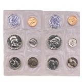 [10 Coins] 1959-P United States Type Set 1C-50C