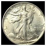 1937-S Silver Walking Liberty Half Dollar CHOICE A