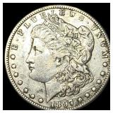 1897-S Silver Morgan Dollar NEARLY UNCIRCULATED