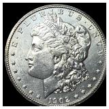 1902-S Silver Morgan Dollar CHOICE AU