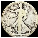 1916-S Silver Walking Liberty Half Dollar NICELY