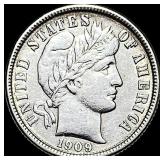 1909-O Silver Barber Dime CLOSELY UNCIRCULATED