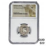 Roman Gordian III, AD 238-244 Silver Denarius NGC