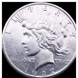 1927-S Silver Peace Dollar CLOSELY UNCIRCULATED