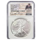2021 Silver Eagle NGC MS69