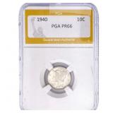 1940 Mercury Silver Dime PGA PR66