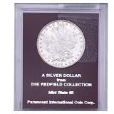 1898 Morgan Silver Dollar Redfield MS65