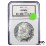 1879-S Morgan Silver Dollar NGC MS63 PL