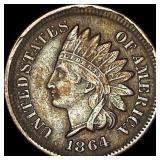 1864 Bronze Indian Head Cent CLOSELY UNCIRCULATED