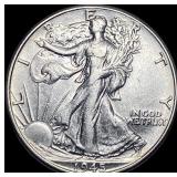 1945 Walking Liberty Half Dollar CLOSELY  UNCIRCU