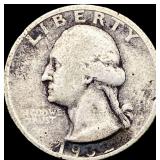1952-S Silver Washington Quarter NICELY CIRCULATED