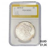 1879-O Morgan Silver Dollar PGA MS63