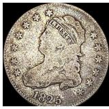 1825 Capped Bust Silver Quarter NICELY  CIRCULATE