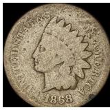 1868 Indian Head Cent NICELY CIRCULATED