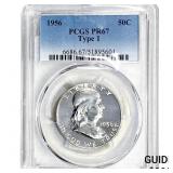 1956 Franklin Half Dollar PCGS PR67 Type 1