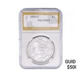 1899-O Morgan Silver Dollar PGA MS65