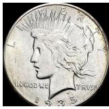 1935-S Silver Peace Dollar CLOSELY  UNCIRCULATED